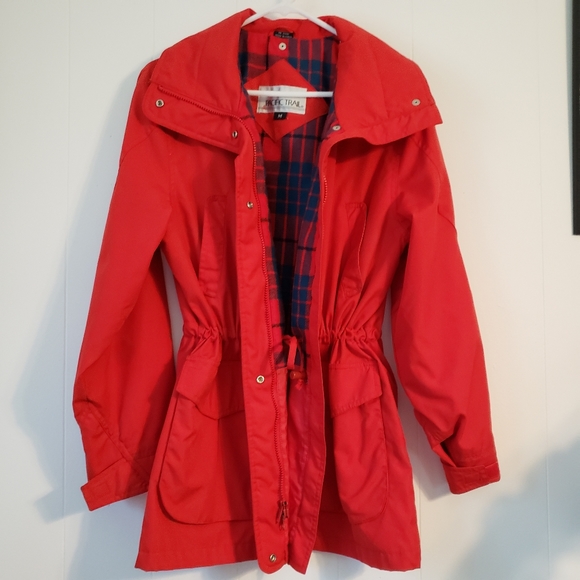Pacific Trail Jacket Red Women's M No Hood - Picture 2 of 8